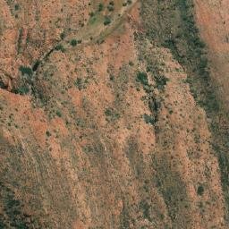 Satellite imagery of Pangkupirri Rockholes, AU