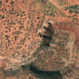 Satellite imagery of Mount Quin, AU