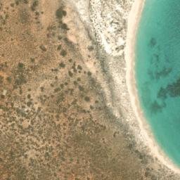 Satellite imagery of Wedge Rock, AU