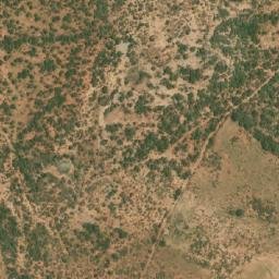 Satellite imagery of Serowe Hill, BW