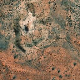 Satellite imagery of Chambers Pillar, AU