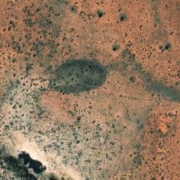 Satellite imagery of Chambers Pillar, AU