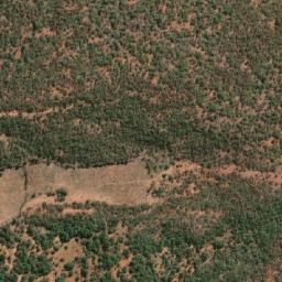 Satellite imagery of Ditshukutswane Hill, BW