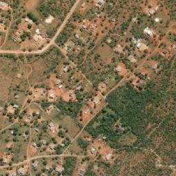 Satellite imagery of Asbestos Mine, BW