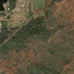 Satellite imagery of Asbestos Mine, BW