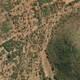 Satellite imagery of Tlhogobane Hill, BW