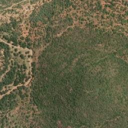 Satellite imagery of Kwahu Hill, BW