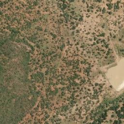 Satellite imagery of Kwahu Hill, BW