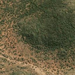 Satellite imagery of Tangkwane, BW