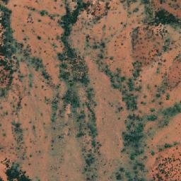 Satellite imagery of Charlies Knob, AU