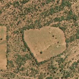 Satellite imagery of Motsilikatse Hill, BW