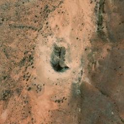 Satellite imagery of Fortress Peak, AU