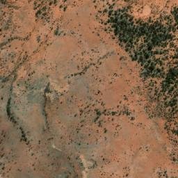Satellite imagery of Fortress Peak, AU