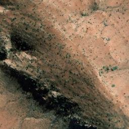 Satellite imagery of Mount McCulloch, AU