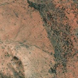 Satellite imagery of Mount McCulloch, AU