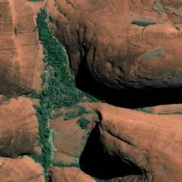 Satellite imagery of Valley of the Winds Lookout, AU
