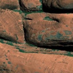 Satellite imagery of Mount Olga, AU