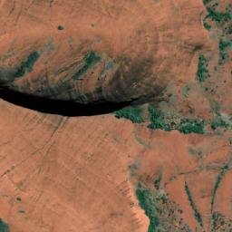 Satellite imagery of Mount Olga, AU