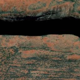 Satellite imagery of Mount Olga, AU