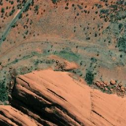 Satellite imagery of Uluru / Ayers Rock, AU