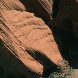 Satellite imagery of Uluru, AU