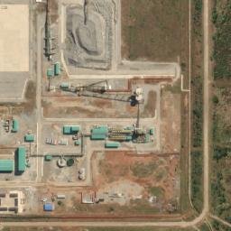 Satellite imagery of Bakubung Mine, ZA