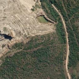 Satellite imagery of Atlas Magnesite Mine, ZA