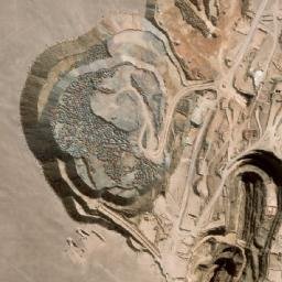 Satellite imagery of Amancaya Mine, CL