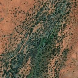 Satellite imagery of Red Hill, AU