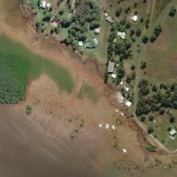 Satellite imagery of Boonooroo Point, AU