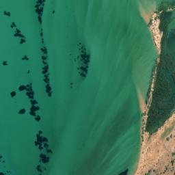 Satellite imagery of Cape Lesueur, AU