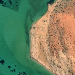 Satellite imagery of Cape Lesueur, AU