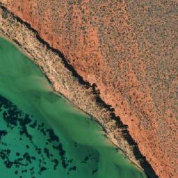 Satellite imagery of Cape Lesueur, AU