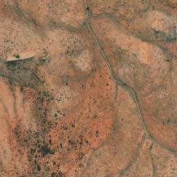 Satellite imagery of Von Doussa Hill, AU