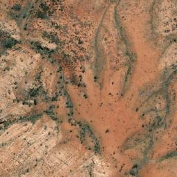 Satellite imagery of Von Doussa Hill, AU