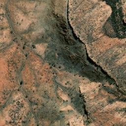 Satellite imagery of Von Doussa Hill, AU