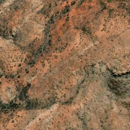Satellite imagery of Von Doussa Hill, AU