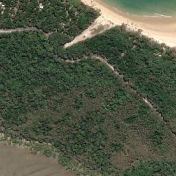 Satellite imagery of Inskip Point, AU