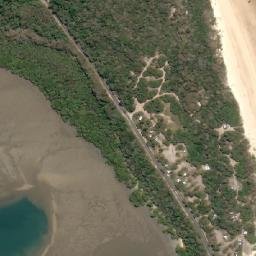 Satellite imagery of Inskip Point, AU