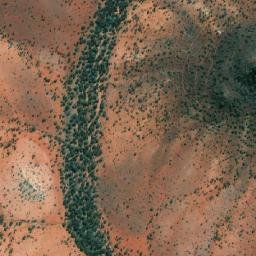 Satellite imagery of Conical Hill, AU