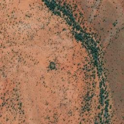 Satellite imagery of Conical Hill, AU