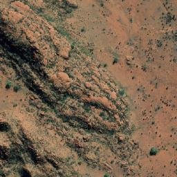 Satellite imagery of Mount Barrow, AU