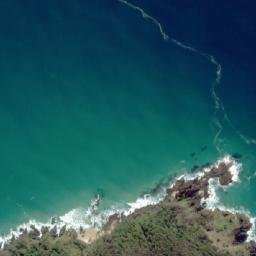 Satellite imagery of Double Island Point, AU