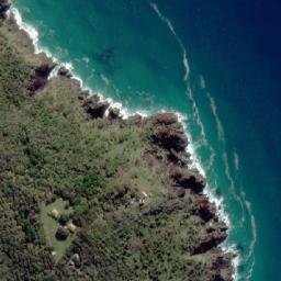 Satellite imagery of Double Island Point, AU