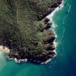 Satellite imagery of Double Island Point, AU