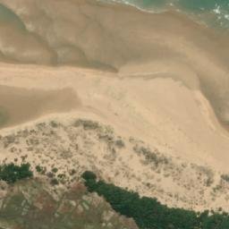 Satellite imagery of Cabo Inhaca, MZ