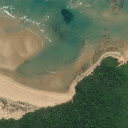 Satellite imagery of Cabo Inhaca, MZ