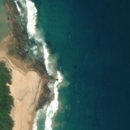 Satellite imagery of Cabo Inhaca, MZ