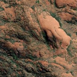 Satellite imagery of Mount Carnarvon, AU