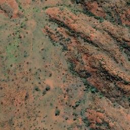Satellite imagery of Mount Carnarvon, AU